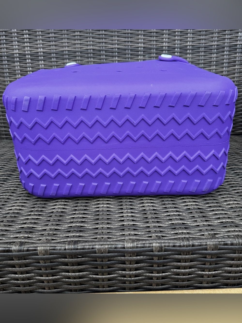 Original Bogg Bag Large Purple Beach Tote Washable EVA Bag - Picture 4 of 8